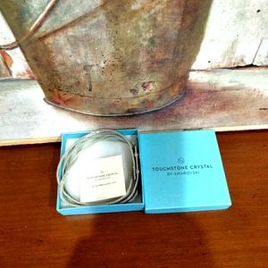 NIB, Touchstone crystal wrap-bracelet by zwarovski.